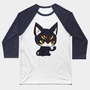 Ninja Cat Baseball T-Shirt